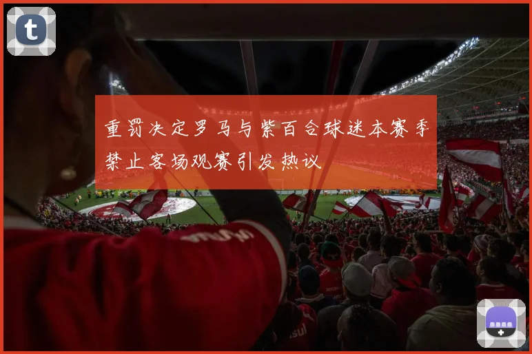 重罚决定罗马与紫百合球迷本赛季禁止客场观赛引发热议